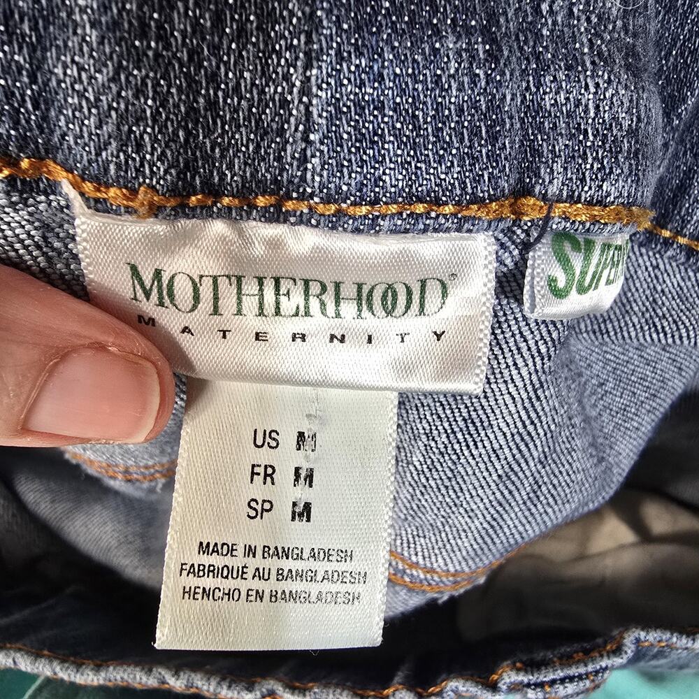 Motherhood Maternity Jeans Women's Medium Blue Bootcut Denim - Picture 7 of 9